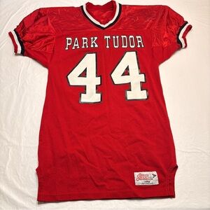 Vintage Ripon Athletics Park Tudor #44 Football Jersey Youth Large Stains Scuffs